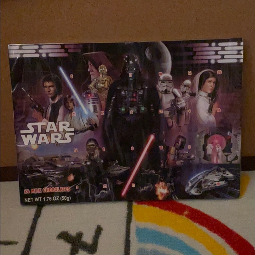 Vintage Star Wars advent Chocolate calendar